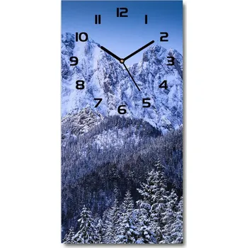 Hodiny Nástěnné skleněné hodiny Gievont Tatry