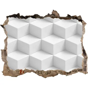 Fototapeta Samolepící díra zeď 3D Abstrakce 3D