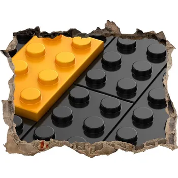 Fototapeta Fototapeta díra na zeď 3D Lego