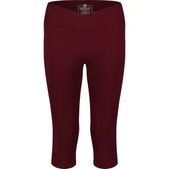 Dámské kalhoty Dámské 3/4 fitness legíny NORDBLANC NBSPL8037 VÍNOVÁ 36