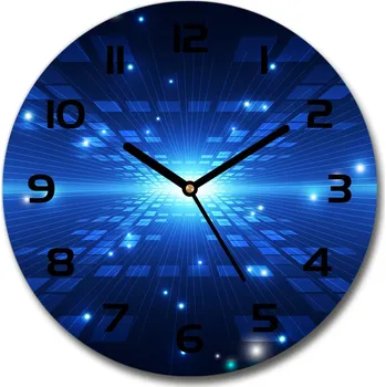 Hodiny Skleněné hodiny na stěnu Trojrozměrné pozadí