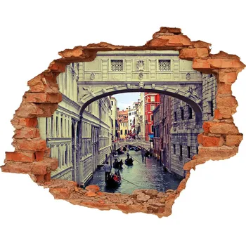 Fototapeta Fototapeta díra na zeď 3D Benátky Itálie