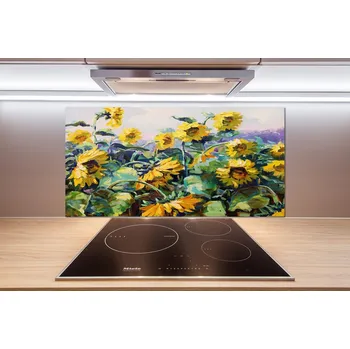 Obklad Dekorační panel sklo Slunečníky