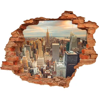 Fototapeta Nálepka fototapeta 3D New York z ptačího pohledu
