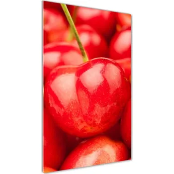 Obraz Vertikální Moderní skleněný obraz z fotografie Višně