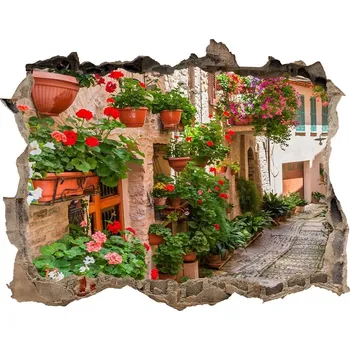 Fototapeta Fototapeta díra na zeď Italské uličky