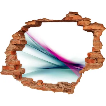 Fototapeta Samolepící díra zeď 3D Abstrakce vlny