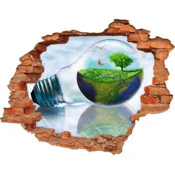 Fototapeta Díra 3D fototapeta nástěnná Ekologické zásoby