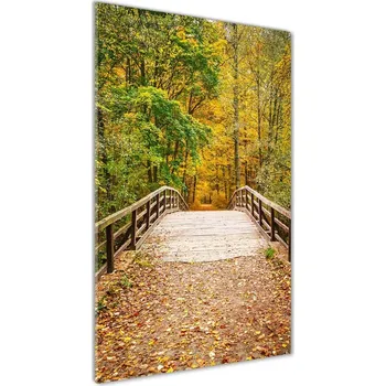 Obraz Vertikální Foto obraz sklo tvrzené Les na podzim