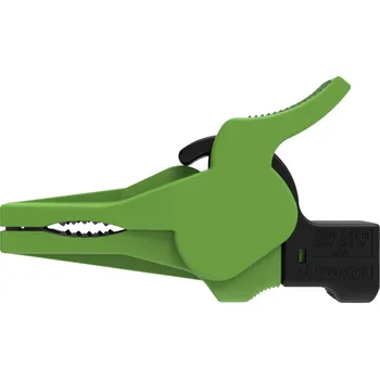 Krokosvorka Schützinger SAK 9230 Ni / GN bezpečnostní krokosvorka, zásuvka, zelená