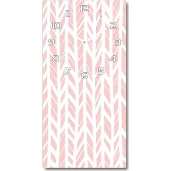 Hodiny Nástěnné skleněné hodiny Jedlička vzor