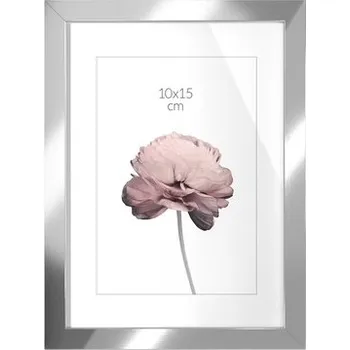 Rám na obraz Fotorámeček 10 x 15 stříbrný PRAGUE