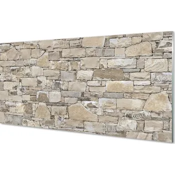 Obraz Obraz na skle Kamenná zeď wall 125x50 cm 2 Přívěsky