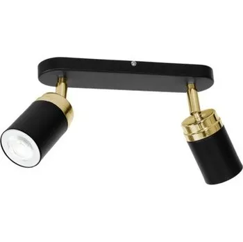 Černé 2 bodové stropní svítidlo RENO II 5164