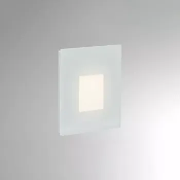 Molto Luce Skleněné venkovní svítidlo Wall 68R Glass IP44 Square Barva: Bílá 222-00103