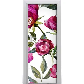 Fototapeta Samolepící fototapeta na dveře mák 75x205 cm