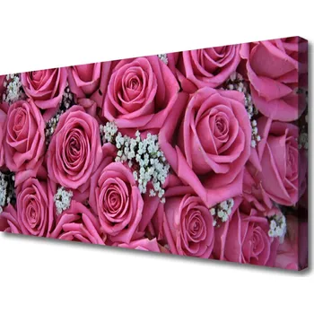 Obraz Obraz na plátně Růže Květiny Rostlina 125x50 cm