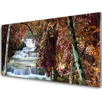 Obklad Skleněné obklady do kuchyně Vodopád Les Příroda 100x50 cm