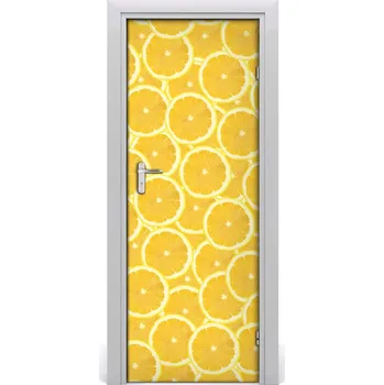 Fototapeta Fototapeta na dveře do domu samolepící citrony 75x205 cm
