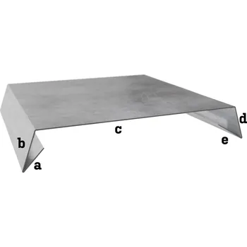 okap BLIX Hliník tl. 0,6 mm Oplechování atiky r.š. 333