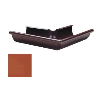 okap SATJAM Okapový systém 125 ZRO 125 žlabový roh RAL 8004 cihlově červená