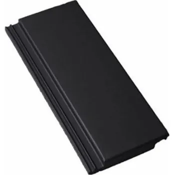 betonová krytina BRAMAC Tegalit Star Půlená taška 1/2 Ebenově Černá