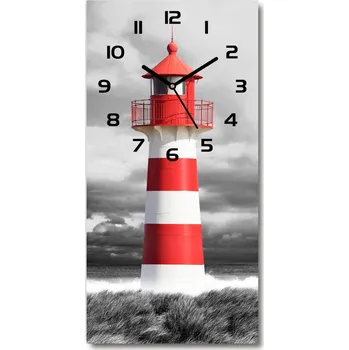 Hodiny Nástěnné hodiny tiché Maják