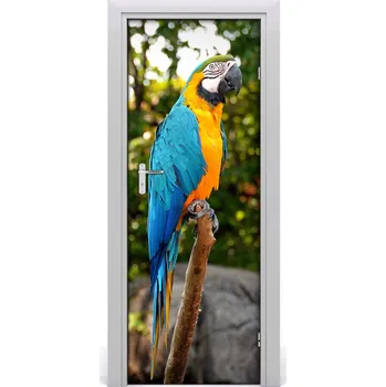Fototapeta Samolepící fototapeta na dveře Papoušek ara 95x205 cm