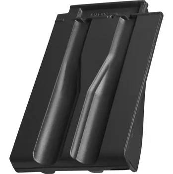 Střešní krytina TONDACH Renoton 14 (Brněnka 14) HRANICE Okrajová taška pravá Černá engoba