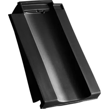 Střešní krytina CREATON Optima HÖNGEDA Okrajová taška levá Antracitová Engoba