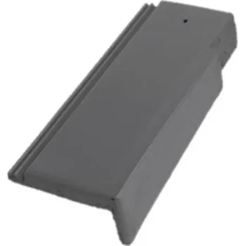 Střešní krytina BRAMAC Tegalit Protector PLUS Krajní taška pravá půlka Grafit matný