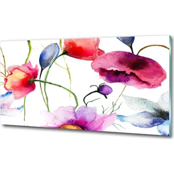 Obraz Foto obraz skleněný horizontální Máky