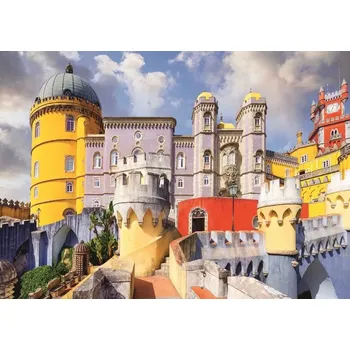 Puzzle ravensburger puzzle impozantní hrady a zámky: pena, portugalsko – 1000 dílků