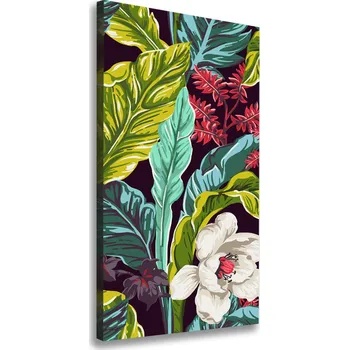 Obraz Vertikální Foto obraz na plátně Tropické květiny
