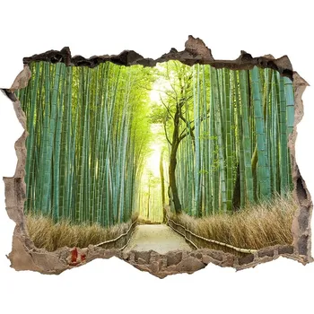 Fototapeta Nálepka fototapeta 3D výhled Bambusový les