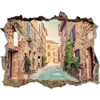 Fototapeta Fototapeta díra na zeď Italské uličky