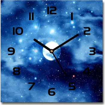 Hodiny Skleněné hodiny čtverec Úplněk