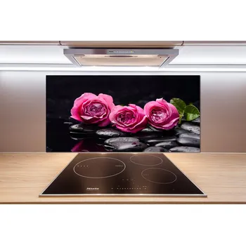 Obklad Dekorační panel sklo Růžové růže