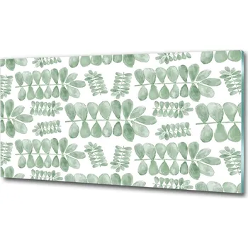 Obraz Foto obraz skleněný horizontální Zelené listí