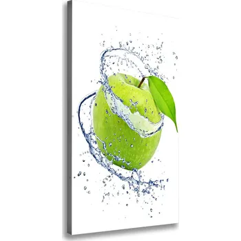 Obraz Vertikální Foto obraz na plátně Zelená jablka