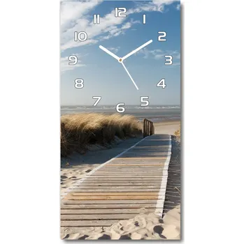 Hodiny Nástěnné hodiny tiché Stezka na pláž