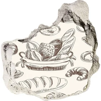 Fototapeta Samolepící díra na stěnu Pečivo