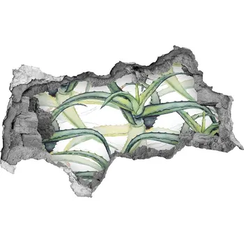 Fototapeta Fototapeta díra na zeď 3D Aloes