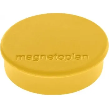 Magnetická kreslící tabulka Magnetoplan magnety Discofix standard 30 mm žlutá