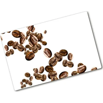 Kuchyňské prkénko Kuchyňská deska velká skleněná Zrnka kávy