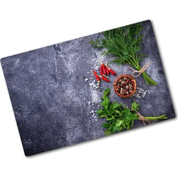 Kuchyňské prkénko Deska na krájení tvrzená Bylinky a koření