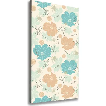 Obraz Vertikální Foto obraz na plátně Květinový vzor