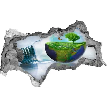 Fototapeta Díra 3D fototapeta nástěnná Ekologické zásoby