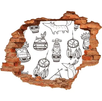 Fototapeta Samolepící nálepka Indiánské sovy