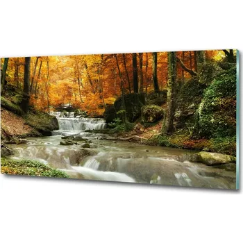 Obraz Foto obraz fotografie na skle Vodopád v lese